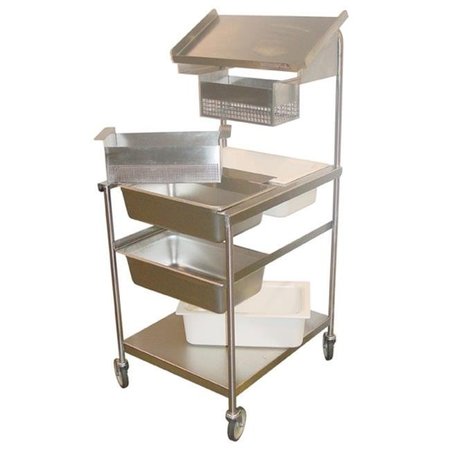 PRAIRIE VIEW INDUSTRIES Prairie View BBS-F Full Size Bread & Batter Station; 60.25 x 24.75 x 29 in. BBS-F